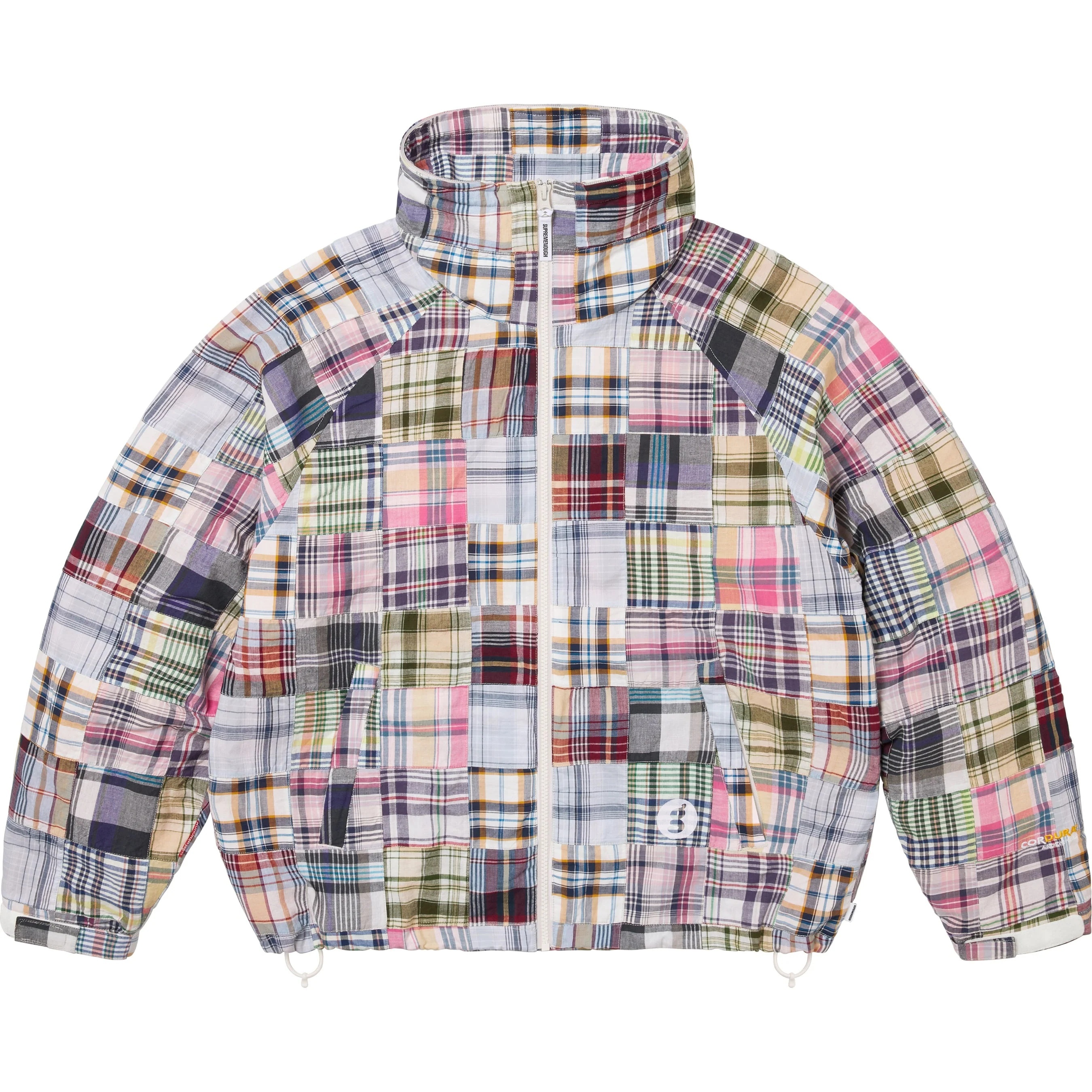 Supreme®/GOODENOUGH Patchwork Madras Hooded Jacket view 4
